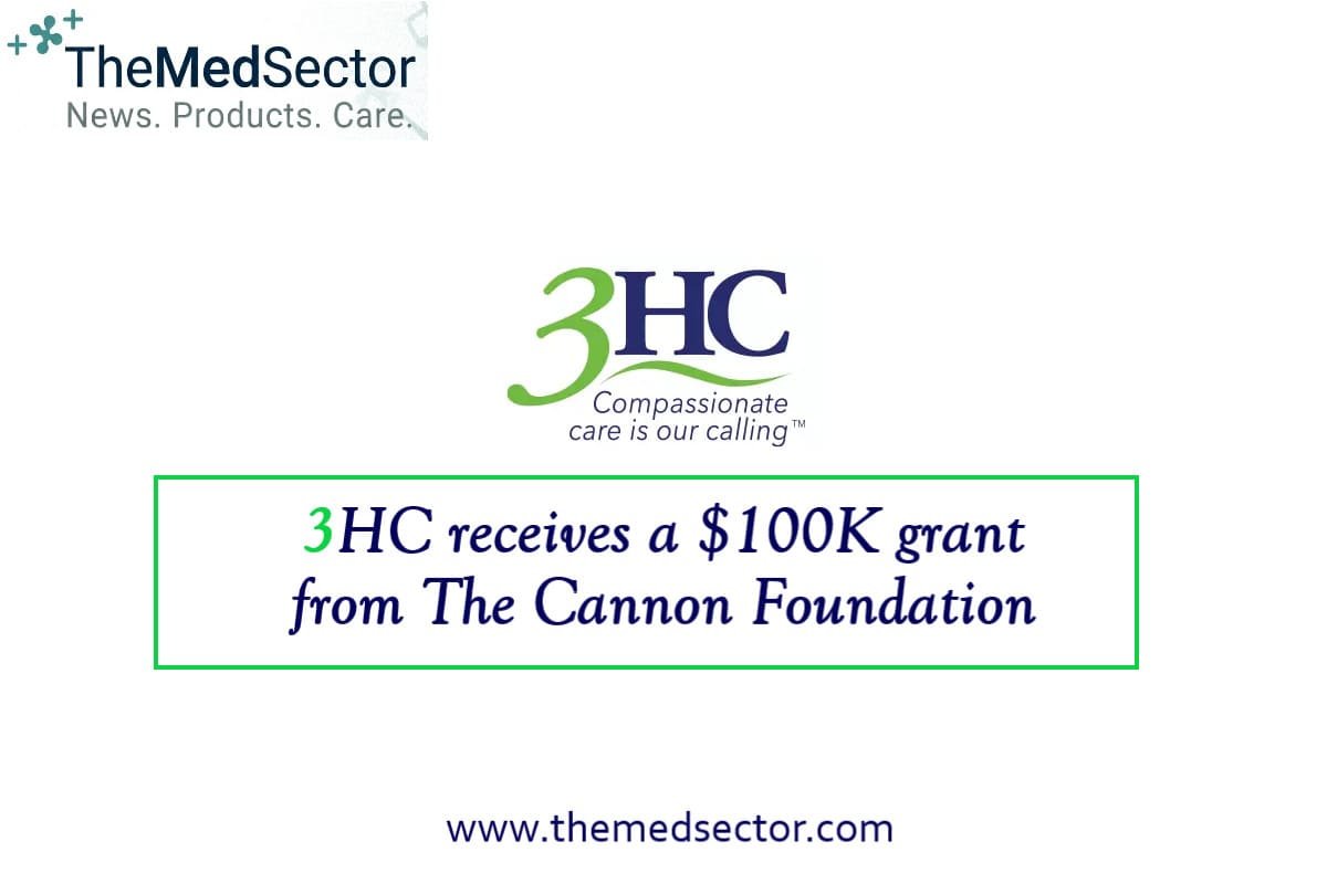 3HC receives a $100K grant from The Cannon Foundation